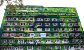 Ký túc xá Đại học Kinh tế Hồ Chí Minh nay khoác lên mình màu áo mới, rực rỡ, tươi tắn sảng khoái và mang đậm chất riêng