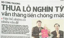 Bị giáng chức, vẫn bổ nhiệm là trái quy định