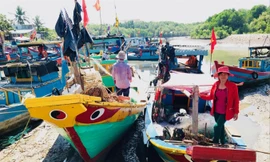 Một góc bến Cầu Cảng.