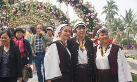 BTC cam kết lễ hội hoa hồng lần này nhiều hoa thật và được nhập từ Bulgaria. Ảnh: Bảo Hân.