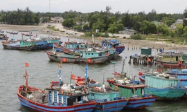 Một góc làng biển Cửa Tùng. ẢNH: S.V