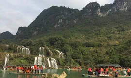 Thác Bản Giốc. Ảnh: h.d 