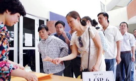 Hiểu rõ nội quy, hàng năm vẫn có hàng nghìn phụ huynh mong muốn có một suất học trường Lương Thế Vinh cho con.