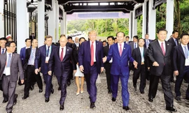 Chủ tịch nước Trần Ðại Quang và các lãnh đạo kinh tế APEC 2017.