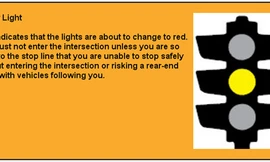 Đèn vàng chỉ có tỉnh chất cảnh báo, không có chế tài xử phạt tại Canada.