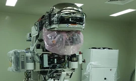 Các thiết bị máy móc của gói thầu có nhiều sai phạm được đưa về tại Bệnh viện Ung bướu TPHCM. Ảnh: L.N.