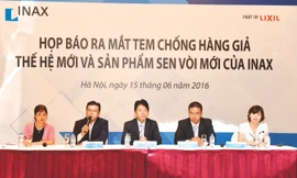 Họp báo ra mắt tem chống hàng giả thế hệ mới của INAX.