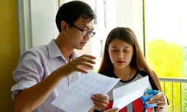 Thí sinh dự kì thi THPT quốc gia 2017. Ảnh: Như Ý