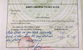 Khẩn trương kiểm tra việc bút phê vào lý lịch trái luật