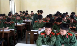 Lưu ý khi dự thi vào khối các trường quân đội