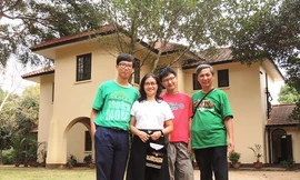 Gia đình anh Đặng Quốc Anh. (Ảnh: Facebook nhân vật)