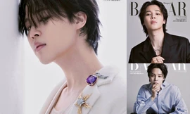 Jimin khoe visual và đãi ngộ "cực keo" từ Tiffany & Co. trên bìa Harper's BAZAAR Nhật