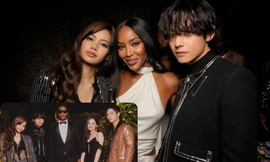 Bộ tứ Đại sứ CELINE hội tụ: V, Lisa khoe visual "bén đứt tay" cạnh "báo đen" Naomi