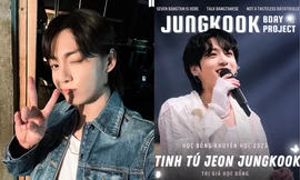 V-ARMY mở dự án học bổng đón sinh nhật Jung Kook BTS: "Bảng vàng" khiến ai cũng lóa mắt