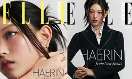 Haerin NewJeans hóa quý cô kiêu kỳ trên trang bìa tạp chí ELLE Úc