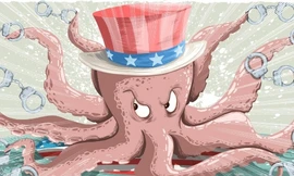 Nhiều người cho rằng Mỹ có thể sử dụng thẩm quyền cánh tay dài chủ yếu do sức mạnh của Mỹ