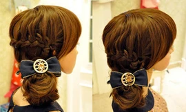 Tạo kiểu cực xinh cho tóc dài