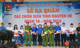 TPHCM ra quân các chiến dịch tình nguyện hè 2016