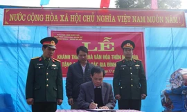 Lễ khánh thành và bàn giao Nhà văn hóa thôn Nà Chúa