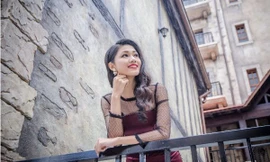 Á hậu Thanh Tú đài các giữa kiến trúc Pháp tại Bà Nà Hills