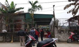 Ngôi nhà của gia đình nạn nhân.