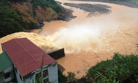 Thuỷ điện Hố Hô (Hà Tĩnh) xả lũ xuống hạ du