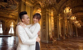 Bộ ảnh cưới lãng mạn của Trấn Thành và Hari Won ở Pháp