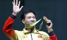 Xạ thủ Hoàng Xuân Vinh.