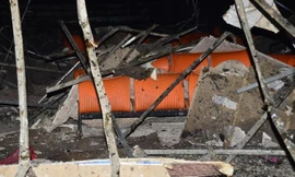 Sau hỏa hoạn, Trung tâm văn hóa Sóc Trăng chỉ còn lại tro bụi.