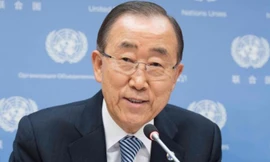 Tổng thư ký Liên Hợp Quốc Ban Ki-moon. Ảnh: AFP 