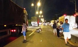 Hiện trường vụ tai nạn.