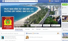 Trang Facebook Cảnh sát Hình sự Khánh Hòa.