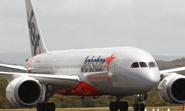 Một máy bay của hãng hàng không Jetstar Australia. Ảnh: news.com.au