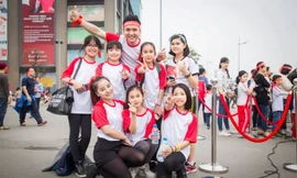 MC Hạnh Phúc chạy bộ góp tiền xây trường học cho trẻ nghèo