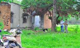 Nơi phát hiện thi thể nam thanh niên.