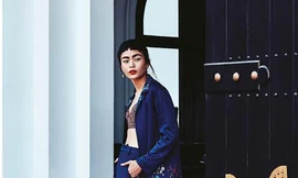 Mâu Thủy ấn tượng trên bìa tạp chí thời trang Macao