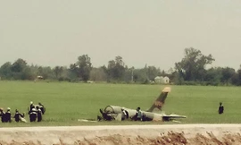 Máy bay gặp nạn là L39 mang số hiệu 8705. Ảnh: LTPB