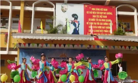 Phần thi tại vòng sơ khảo “Cùng Đức Việt thắp sáng Những ngôi sao buổi sáng” lần thứ III.