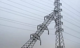 Đổ cột điện cao thế, Cty Điện lực Hải Phòng phải cắt điện khẩn cấp