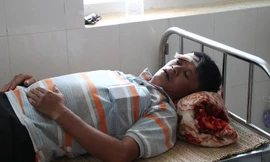 Anh Ngọc đang điều trị tại bệnh viện.