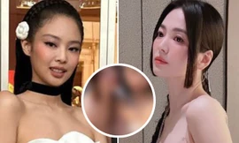 Màu son nhạt giúp Song Hye Kyo không hề lép vé khi đọ sắc bên hậu bối kém 14 tuổi