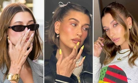 "Nữ hoàng xu hướng" Hailey Bieber phá đảo giới làm đẹp với hàng loạt bộ nail ấn tượng
