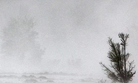 Sông Nilahue ở Chilie bốc hơi nghi ngút