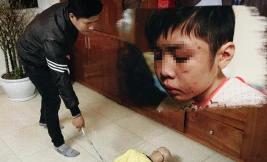 Trần Hoài Nam thực nghiệm việc bạo hành con đẻ.