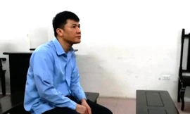 Bị cáo Trần Đức Chính tại tòa.