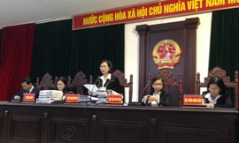 Chủ tọa cho biết sẽ tiếp tục triệu tập đại diện UBND quận Hoàn Kiếm tới tham dự phiên tòa.