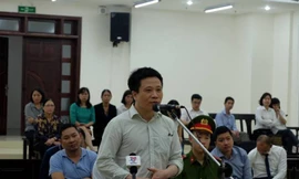 Bị cáo Hà Văn Thắm - nguyên Chủ tịch OceanBank tại Tòa án cấp cao.