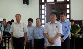 Các bị cáo tại tòa