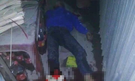 Hiện trường nơi Nguyễn Đăng Tùng bị chém dã man