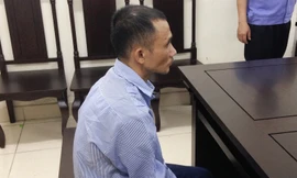 Nguyễn Hồng Quang tại tòa án Hà Nội.